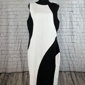 Form-flattering sheath dress
